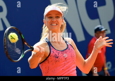 24. Mai 2018, Deutschland, Nürnberg: Tennis: WTA Tour - Nürnberg, singles für Frauen. Mona Barthel in Deutschland in Aktion. Foto: Daniel Karmann/dpa Quelle: dpa Picture alliance/Alamy Leben Nachrichten Quelle: dpa Picture alliance/Alamy leben Nachrichten Stockfoto