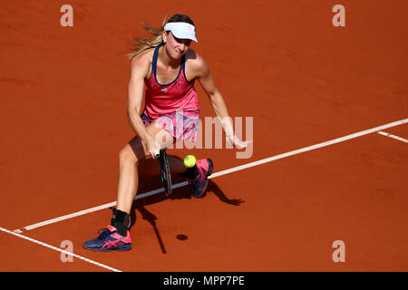 24. Mai 2018, Deutschland, Nürnberg: Tennis: WTA Tour - Nürnberg, singles für Frauen. Mona Barthel in Deutschland in Aktion. Foto: Daniel Karmann/dpa Quelle: dpa Picture alliance/Alamy Leben Nachrichten Quelle: dpa Picture alliance/Alamy leben Nachrichten Stockfoto