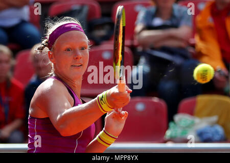 24. Mai 2018, Deutschland, Nürnberg: Tennis: WTA Tour - Nürnberg, singles für Frauen. Kiki Bertens der Niederlande in Aktion. Foto: Daniel Karmann/dpa Quelle: dpa Picture alliance/Alamy leben Nachrichten Stockfoto