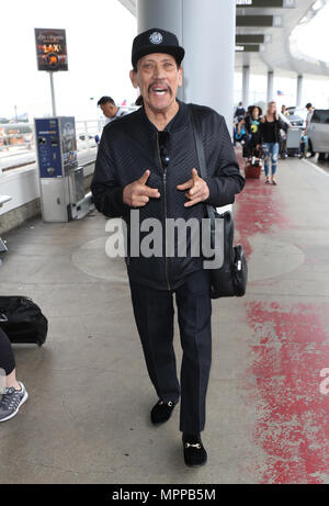 Los Angeles, Ca, USA. 24. Mai, 2018. Danny Trejo am LAX in Los Angeles, Kalifornien am 24. Mai 2018 gesehen. Quelle: John Misa/Medien Punch/Alamy leben Nachrichten Stockfoto