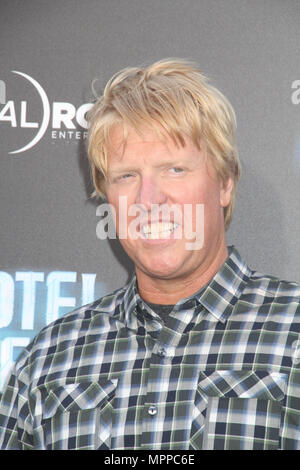 Jake Busey 03/20/2018 Die Los Angeles Premiere von "Hotel Artemis' im Regency Bruin Theater in Los Angeles, CA Foto: Cronos/Hollywood Nachrichten gehalten Stockfoto