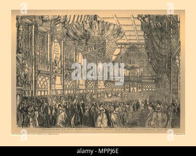 Zustand Kugel an der Guildhall, 1851, (1886). Artist: Unbekannt. Stockfoto