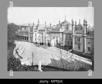 Der Pavillon, Brighton c 1900. Artist: W&AH Braten. Stockfoto