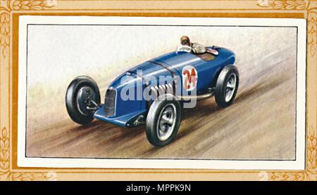 "Riley Two-Liter Racing Modell', c 1936. Artist: Unbekannt. Stockfoto