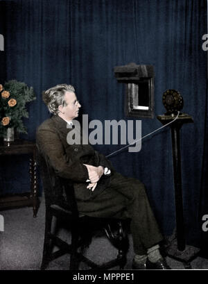 John Logie Baird (1888-1946), schottischer Elektroingenieur und Pionier des Fernsehens, 1920s Künstler: Unbekannt. Stockfoto