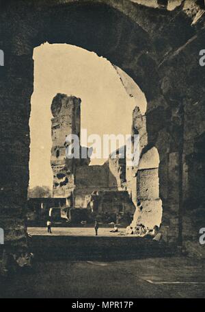 "Roma - bleibt der Bäder von Caracalla an der Via Appia', 1910. Artist: Unbekannt. Stockfoto