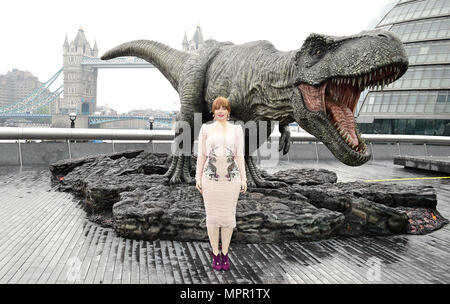 Bryce Dallas Howard an einem Fotoshooting für Jurassic Welt: Gefallene Königreich, an der Strada, London statt. Stockfoto