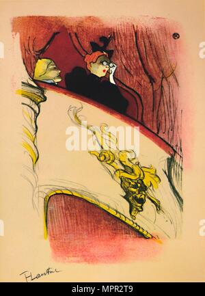 "Der Box mit der goldenen Maske", 1893, (1946). Künstler: Henri de Toulouse-Lautrec. Stockfoto