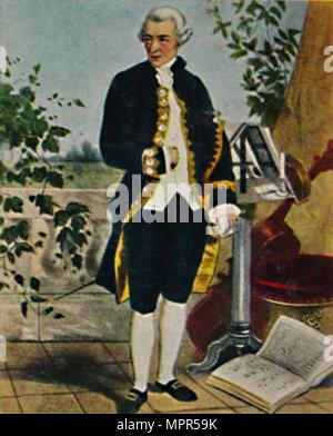 "Joseph Haydn 1732-1809. - Grafik von Hammann', 1934. Artist: Unbekannt. Stockfoto