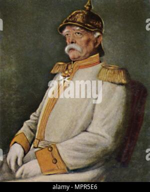 ''Fürst Bismarck 1815-1898. - Grafik von Lenbach', 1934. Artist: Unbekannt. Stockfoto