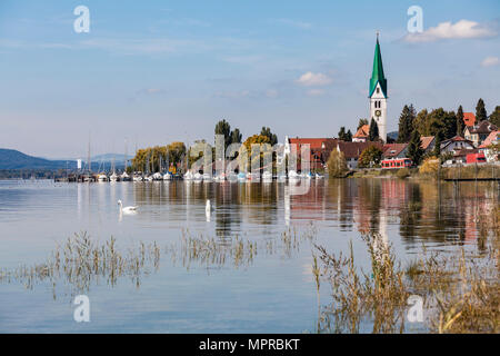 Deutschland, Baden-Württemberg, Bodensee, Überlingen, Sipplingen, Marina Stockfoto