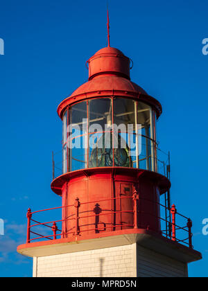 Chibougamau Leuchtturm, Dorf Cap-Cat, Gaspe Halbinsel, Quebec, Kanada Stockfoto