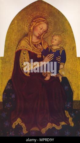 'Madonna mit Kind', c 1420. Künstler: Gentile Da Fabriano. Stockfoto