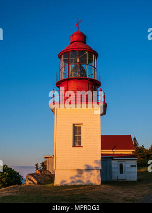 Chibougamau Leuchtturm, Dorf Cap-Cat, Gaspe Halbinsel, Quebec, Kanada Stockfoto