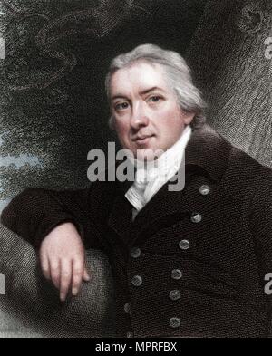 Edward Jenner, englischer Arzt, 1837. Artist: Unbekannt. Stockfoto