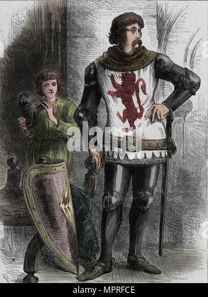 "William Wallace", c1270-1305, (c1880). Künstler: unbekannt. Stockfoto