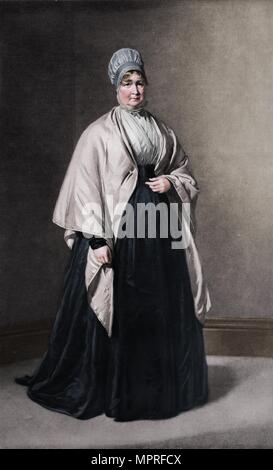 'Mrs. Elizabeth Fry (1780-1845)', c 1843 (1912). Artist: George Richmond. Stockfoto