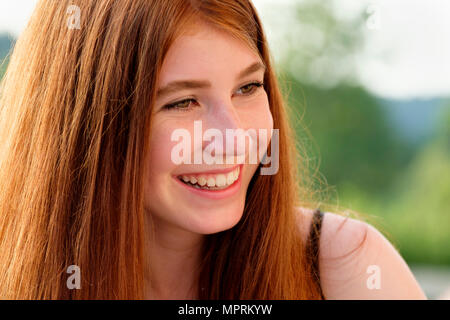 Portrait von Redhead weibliche Teenager Stockfoto