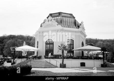 Die kaiserlichen Frühstück Pavillon auf der Tiergarten Schönbrunn, Maxingstraße, Wien, Österreich, Europa. Stockfoto