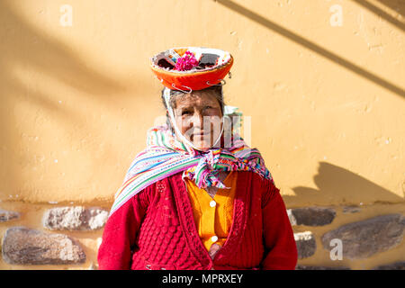 Bilder von Peru und seine Völker. Hoch- und Querformat Stockfoto