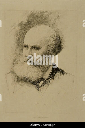 Portrait des Komponisten Charles Gounod (1818-1893). Stockfoto