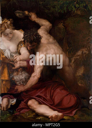 Die Versuchung des Heiligen Antonius, 1552-1553. Stockfoto