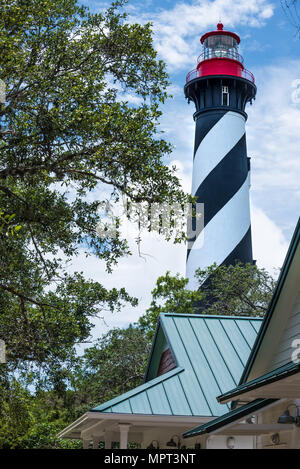 St. Augustine Lighthouse and Maritime Museum in St. Augustine, Florida. (USA) Stockfoto