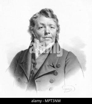 Portrait von Johann Nepomuk Hummel (1778-1837). Stockfoto