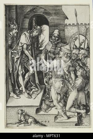 Ecce Homo, Ende des 15. Jahrhunderts. Artist: Martin Schongauer. Stockfoto