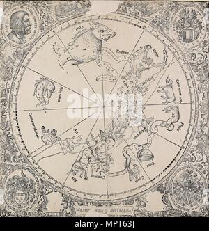 Die chelestial Plan der südlichen Hemisphäre, Anfang des 16. Jahrhunderts. Künstler: Albrecht Dürer. Stockfoto