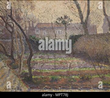 Rauhreif, Chiswick, 1906. Artist: Lucien Pissarro. Stockfoto