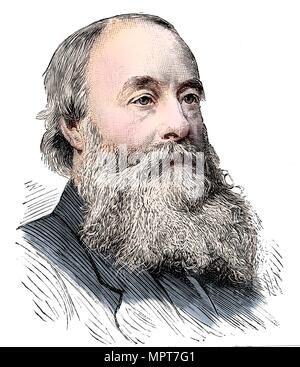 James Prescott Joule, Englischer Physiker, 1889. Artist: Unbekannt. Stockfoto