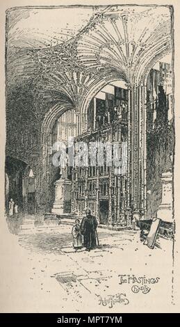 "Die Hastings Chantry', 1895. Artist: Unbekannt. Stockfoto