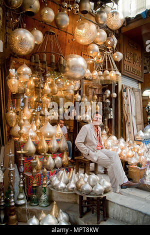 Aegypten, Kairo, Im Souk Khan el Khalili, Stockfoto