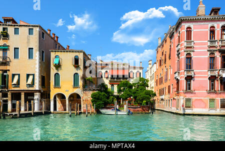 Sonnigen Sommertag im romantischen Venedig, Italien Stockfoto