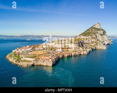 Gibraltar Rock monolith, Gibraltar, Iberische Halbinsel, Britische Überseegebiet Stockfoto