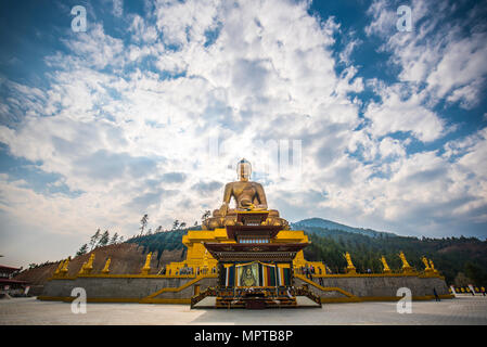 Buddha Statue Dordenma, Große Buddha Statue Buddha Point Thimphu, Kuenselphodrang, Buddha Point Thimphu Thimphu, Bezirk Stockfoto