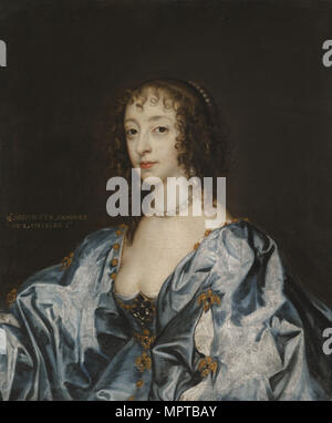 Portrait von Königin Henrietta Maria von Frankreich (1609-1669). Stockfoto