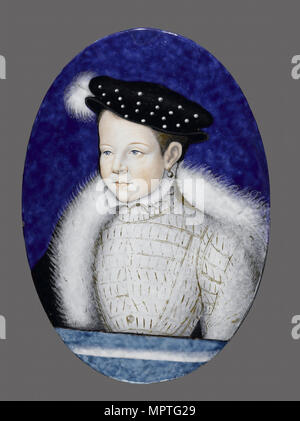 Portrait von Zukunft Francis II., König von Frankreich (1544-1560), ca 1553. Stockfoto