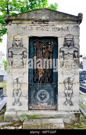 Friedhof von Montmartre - Paris - Frankreich 18. Stockfoto