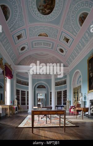 Die Bibliothek, Kenwood House, Hampstead, London, c 2013. Artist: Patricia Payne. Stockfoto