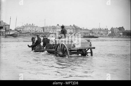 Shoreham Hafen, Shoreham-by-Sea, West Sussex, 1905-1925. Artist: Edward John Bedford. Stockfoto