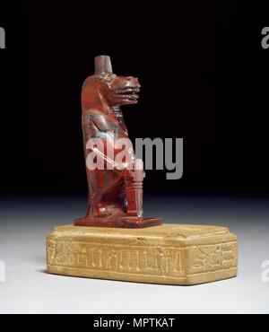 Statue der Göttin Taweret, 3. Zwischenzeit (Ägypten) (c 1070 - 715 v. Chr.). Artist: Unbekannt. Stockfoto