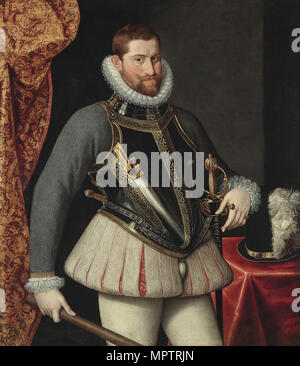 Portrait von Rudolf II. von Österreich (1552-1612), Kaiser des Heiligen Römischen Reiches. Stockfoto
