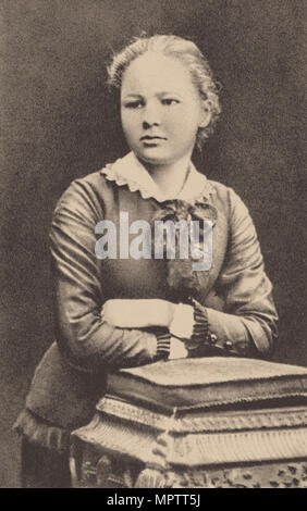 Marie Sklodowska Curie (1867-1934) im Alter von 16 Jahren. Stockfoto