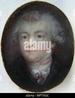 Portrait des Komponisten Wolfgang Amadeus Mozart (1756-1791). Stockfoto