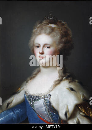 Porträt von Kaiserin Maria Fjodorowna (Sophie Dorothea von Württemberg (1759-1828). Stockfoto