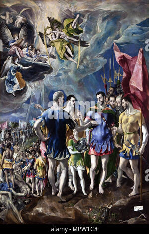 Das Martyrium von Saint Maurice, 1580-1582. Stockfoto