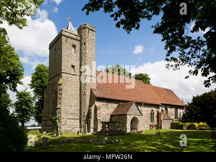 St. James' Church, Kühlung, Hoo Halbinsel, Medway, Kent, c 2014. Artist: Patricia Payne. Stockfoto