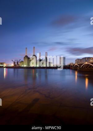 Battersea Power Station, Battersea Park Road, London, 2013. Artist: Historische England Fotograf. Stockfoto